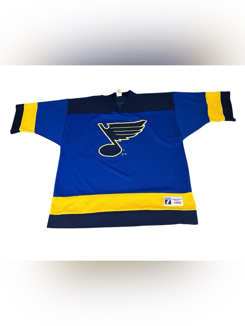 Vintage Logo 7 St Louis Blues Chris Pronger Home Jersey Sz‎ Large